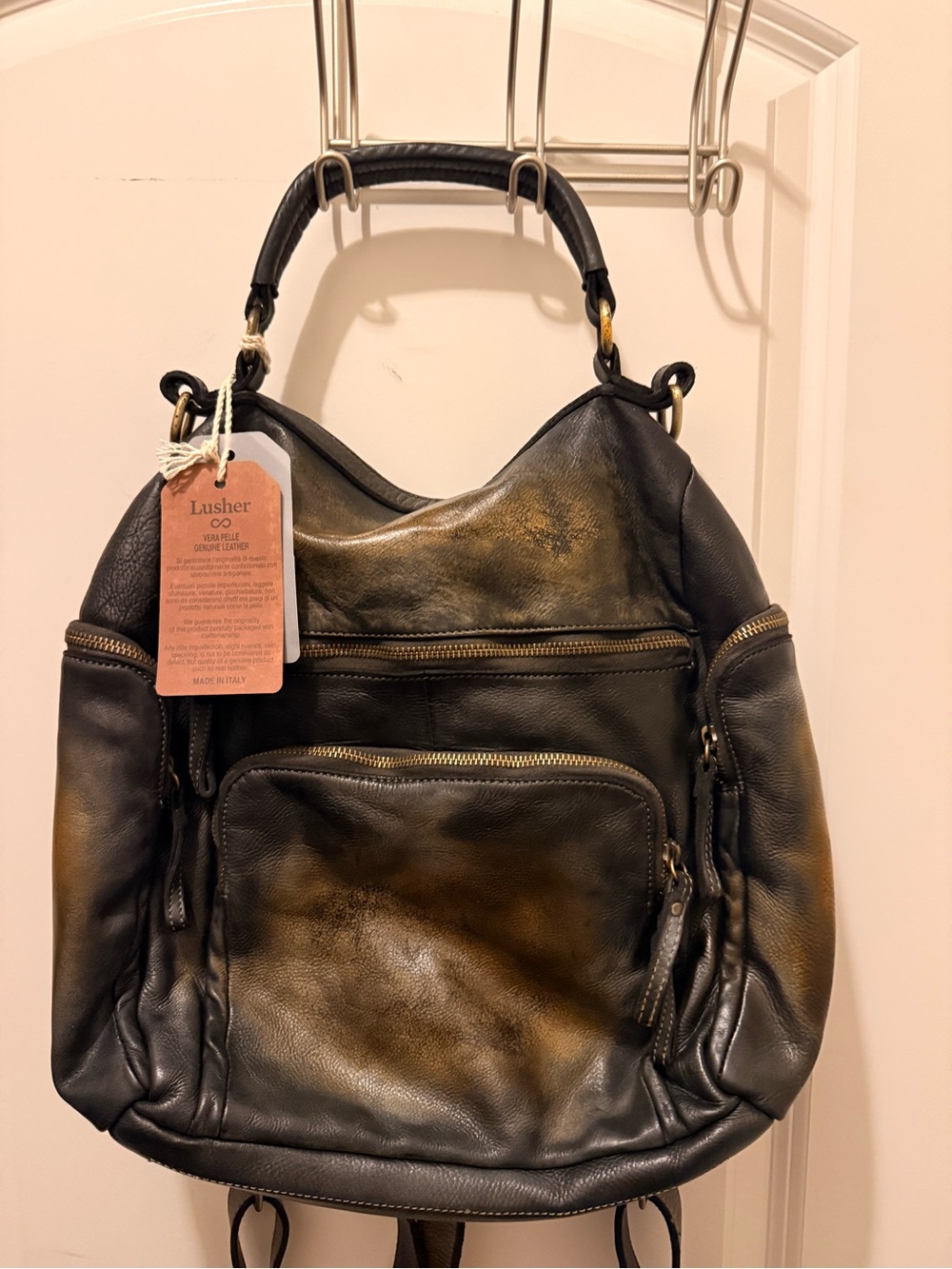 BNWT‼️‼️ Lusher Quest's backpack in LIMITED EDITION COLOR RAW ONYX.
